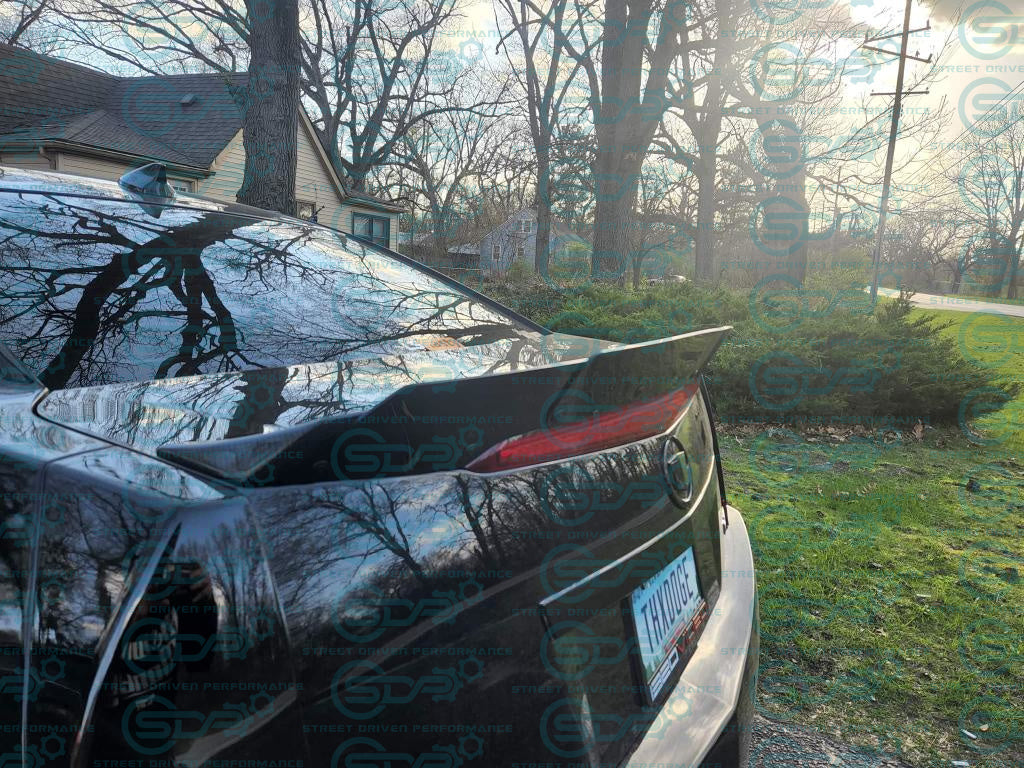 2009-2015 Cadillac CTS-V V2 | Sedan Carbon Fiber Rear Trunk Lid Wickerbill Spoiler / Wing